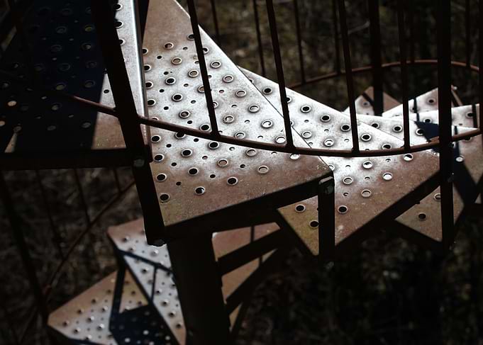 Industrial stairs warehous