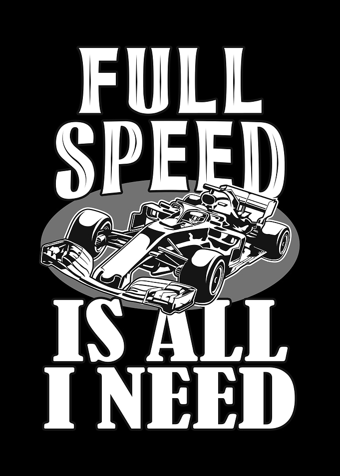 Racing Car Saying