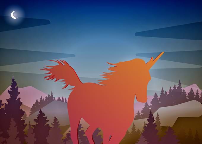 Unicorn Landscape Fantasy