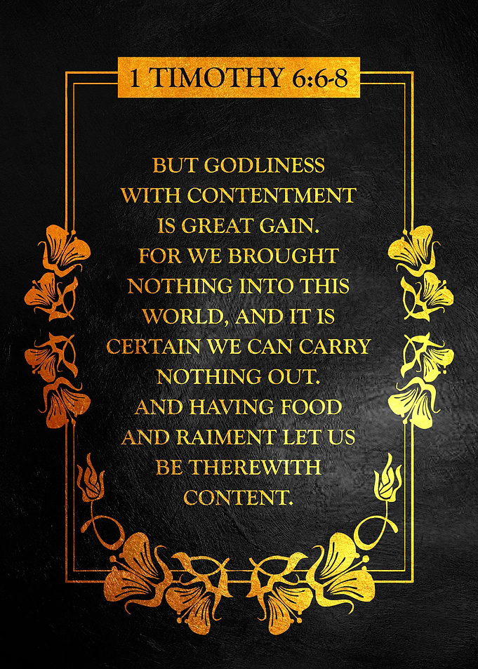 1 Timothy 6 6 8