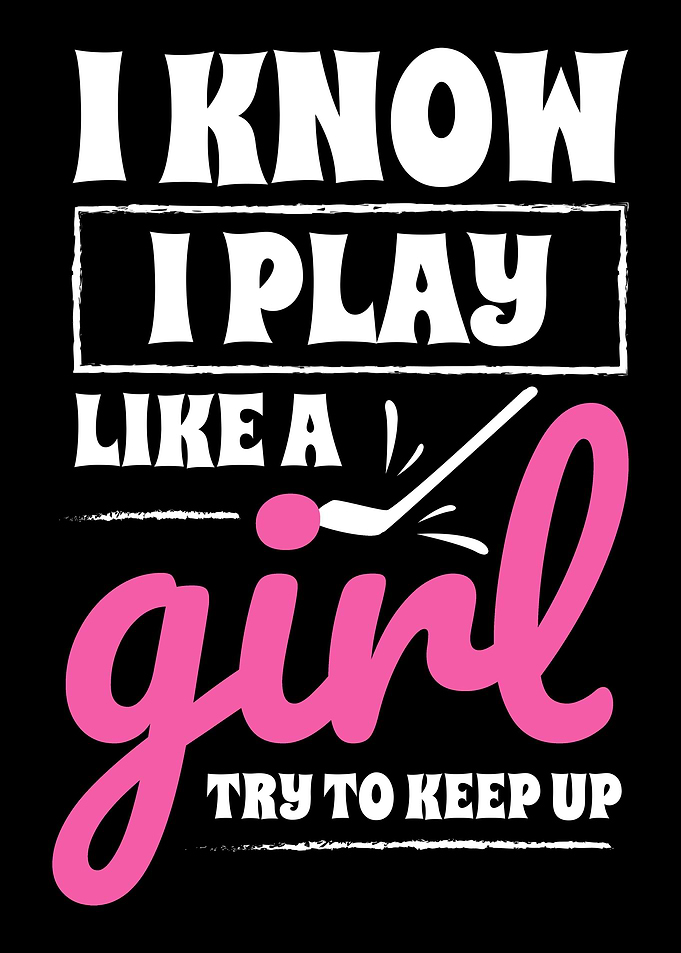 Hockey Player Gift Girl