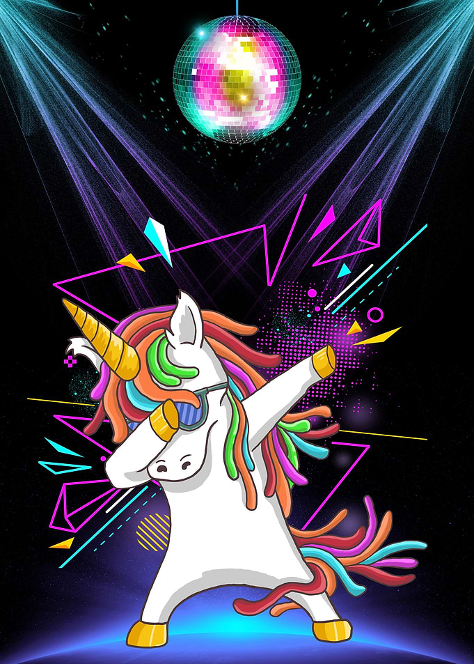 Disco Dancing Unicorn