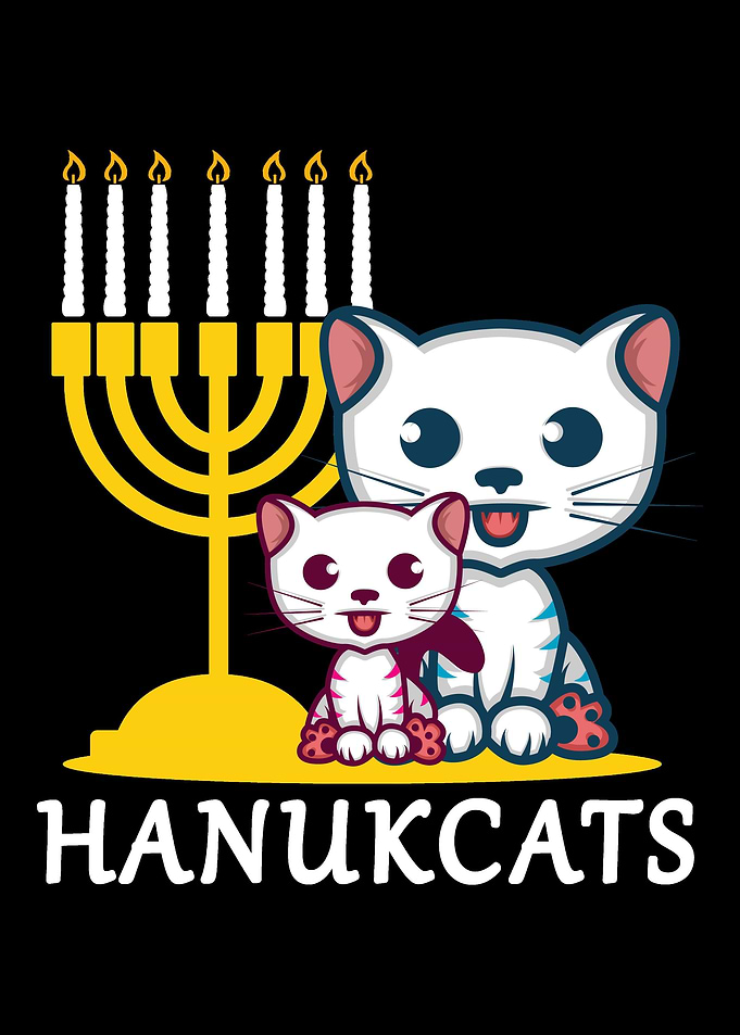 Hanukcats Jew And Pun Fan