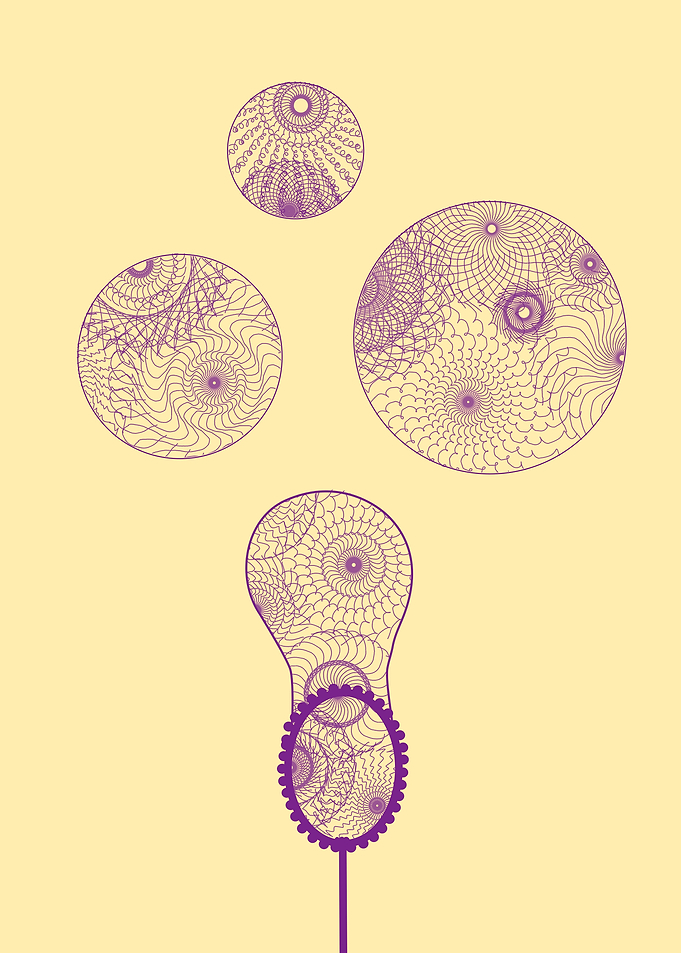 Bubbles mandala color