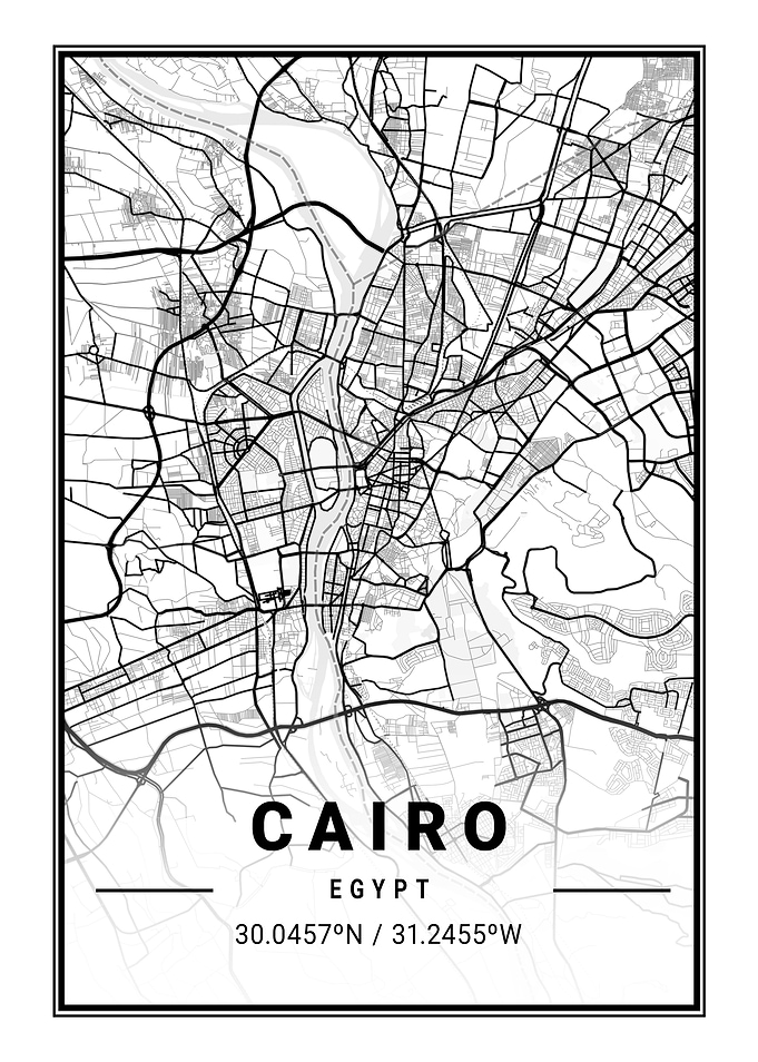 Cairo Light City Map