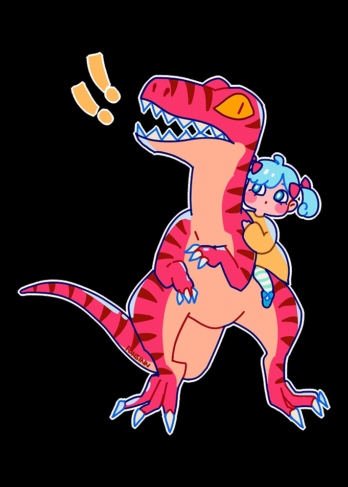 Riding dinosaur paleontolo