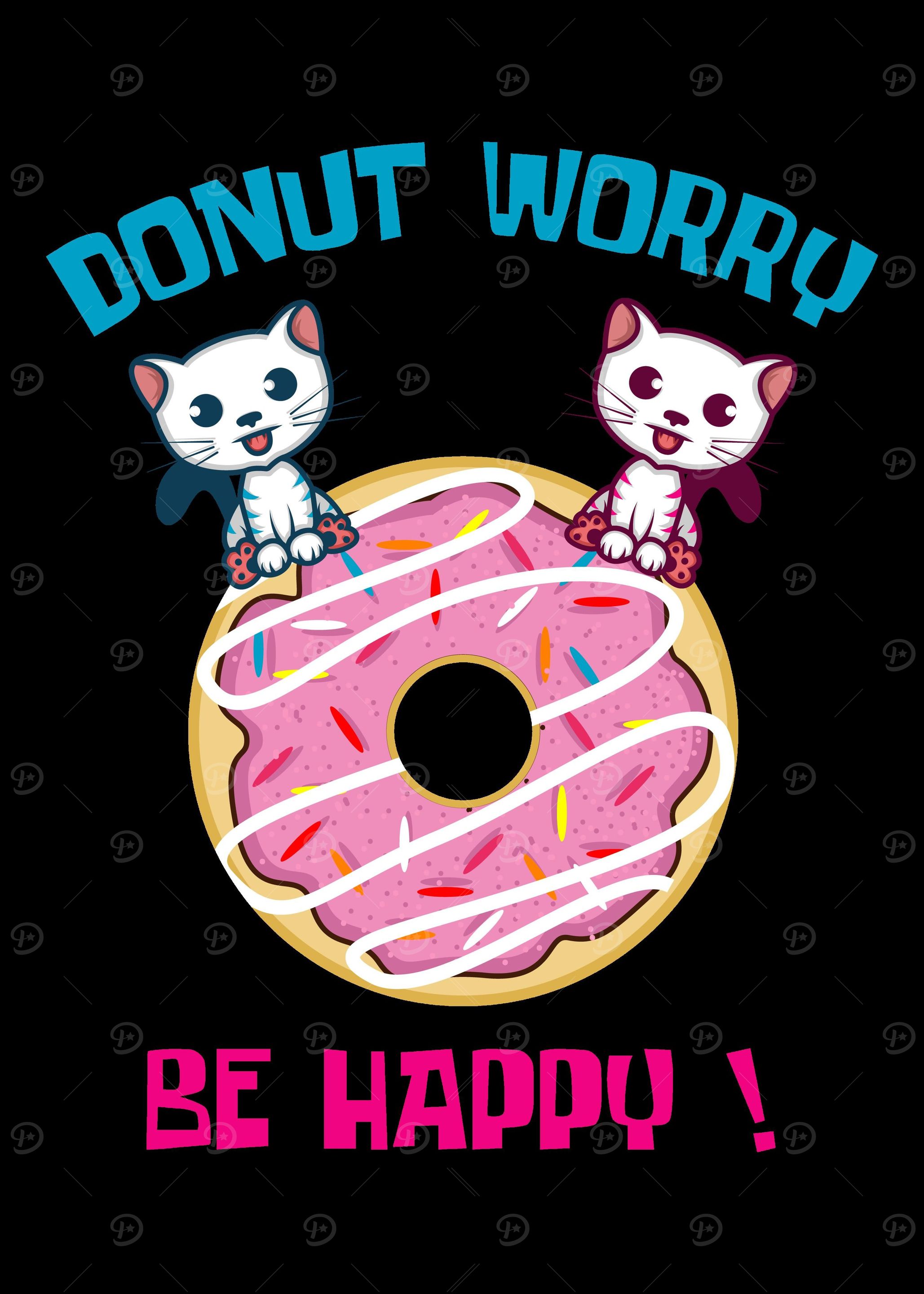 Donut Worry Pun Fan And Do