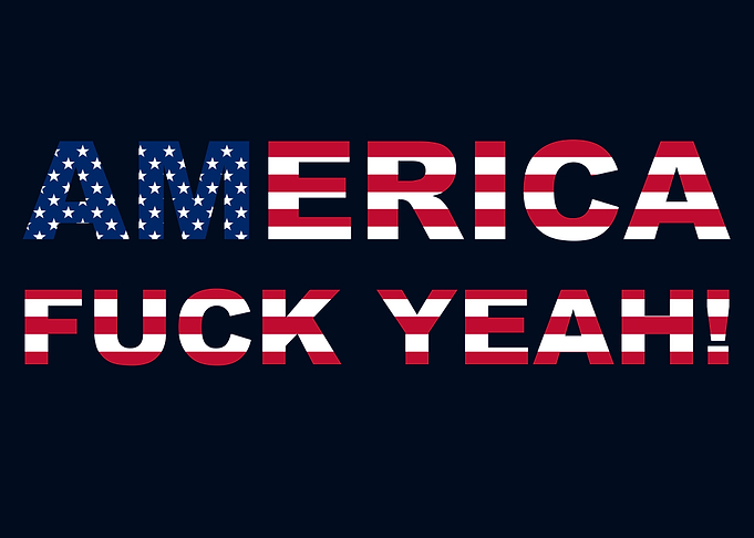 AMERICA FUCK YEAH USA flag