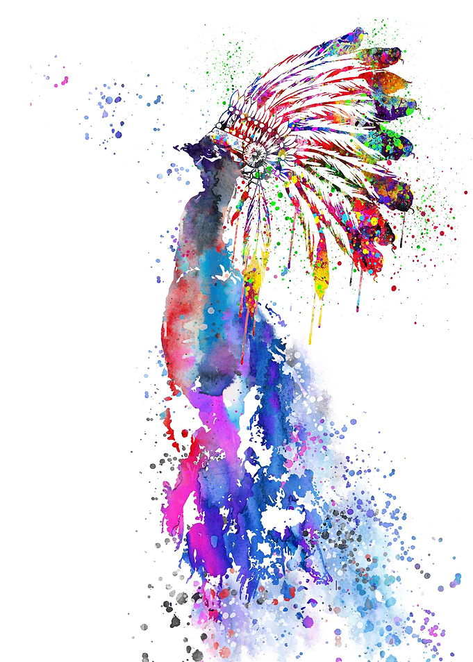 Aztec peacock