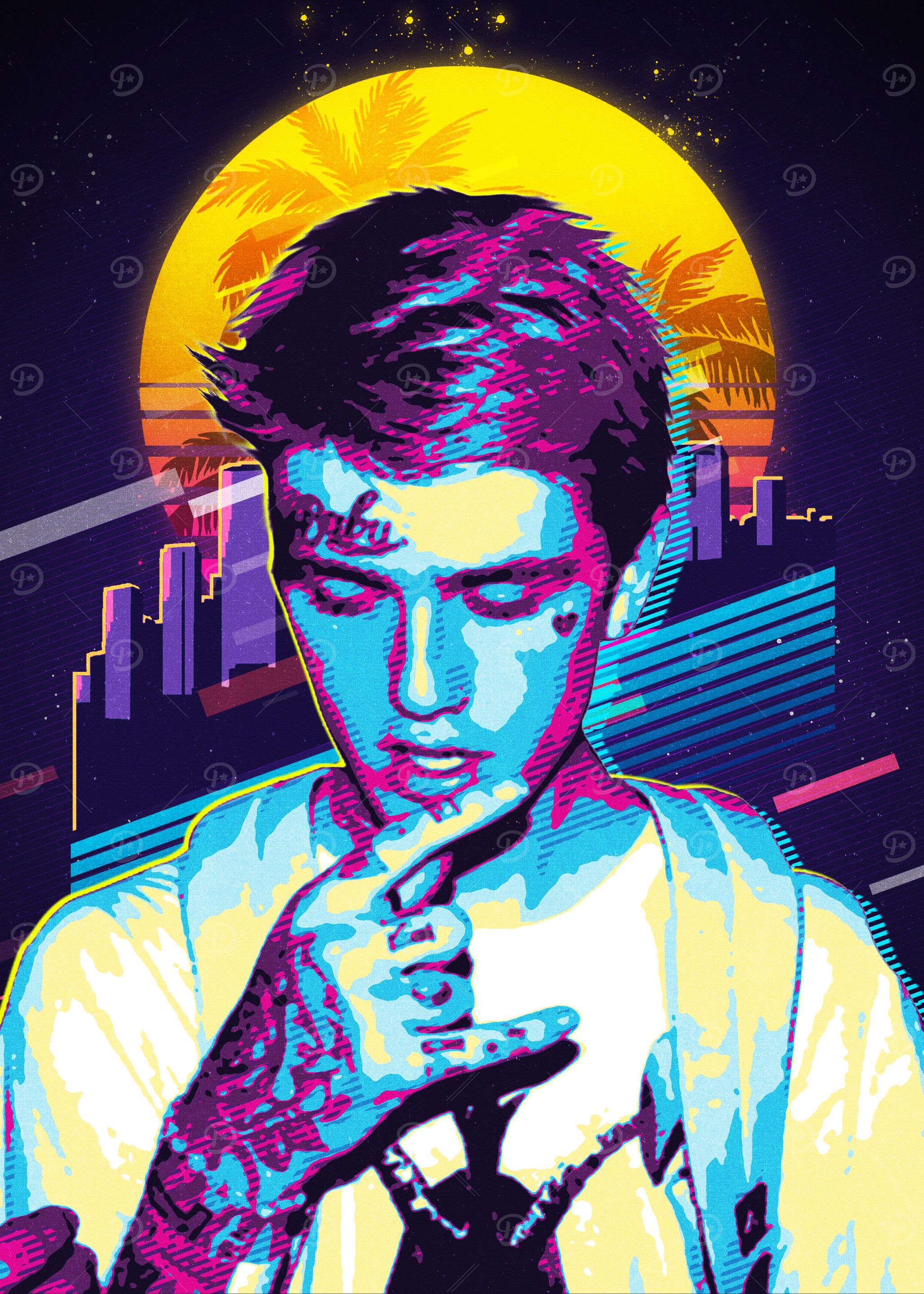 Lil Peep Retro 80s