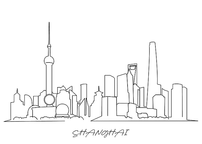Shanghai City Poster