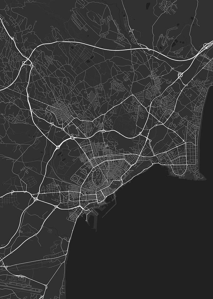 Alicante Spain Map