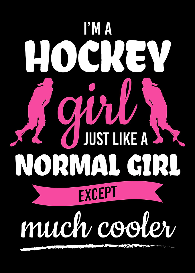 Hockey Player Gift Girl