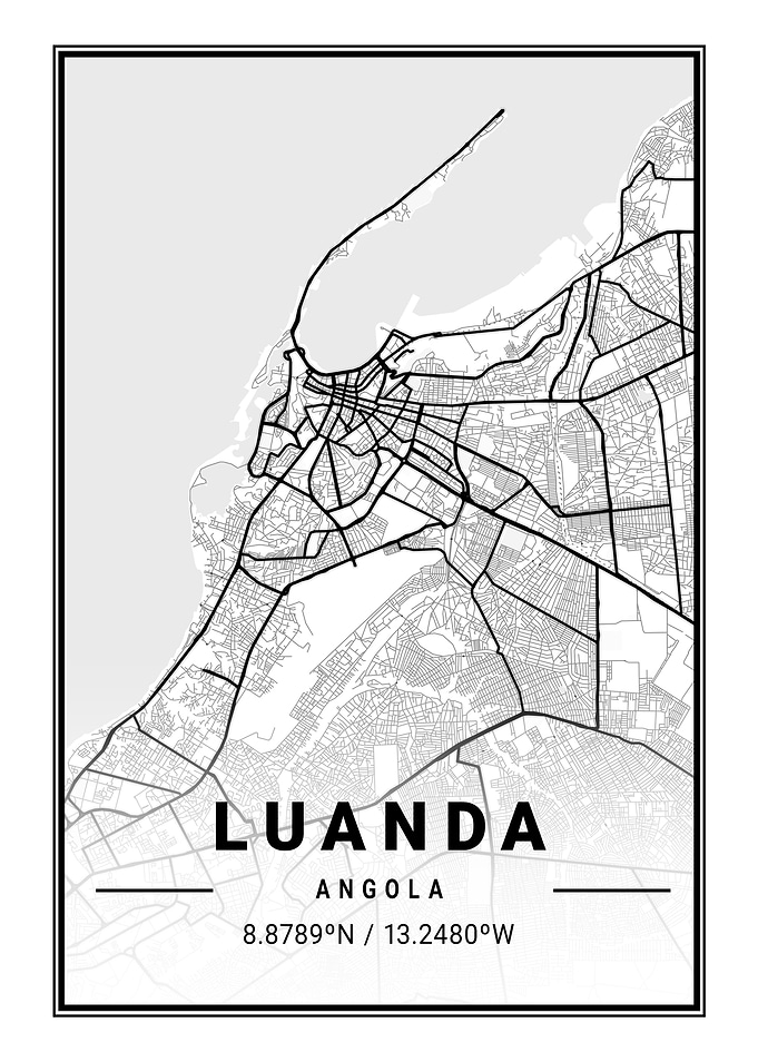 Luanda Light City Map
