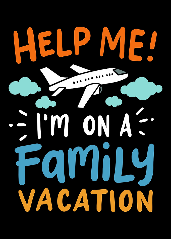 Family Vacation Airplane