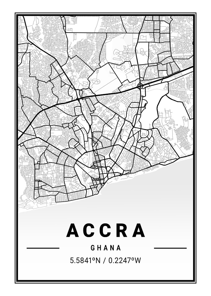 Accra Light City Map