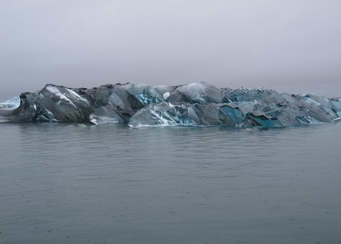 blue ice sea Iceland
