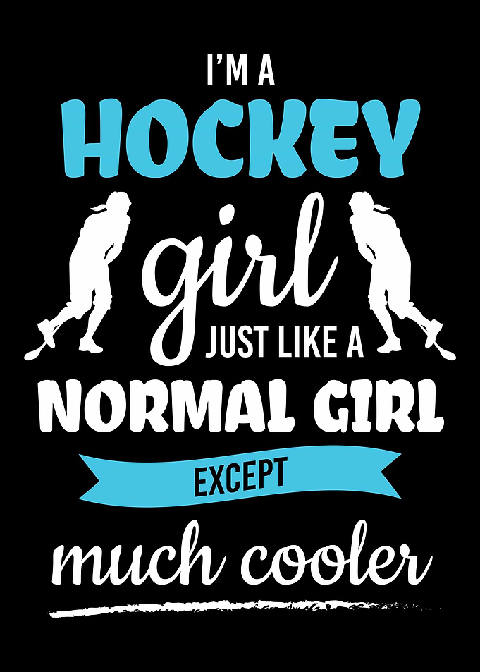Hockey Player Gift Girl