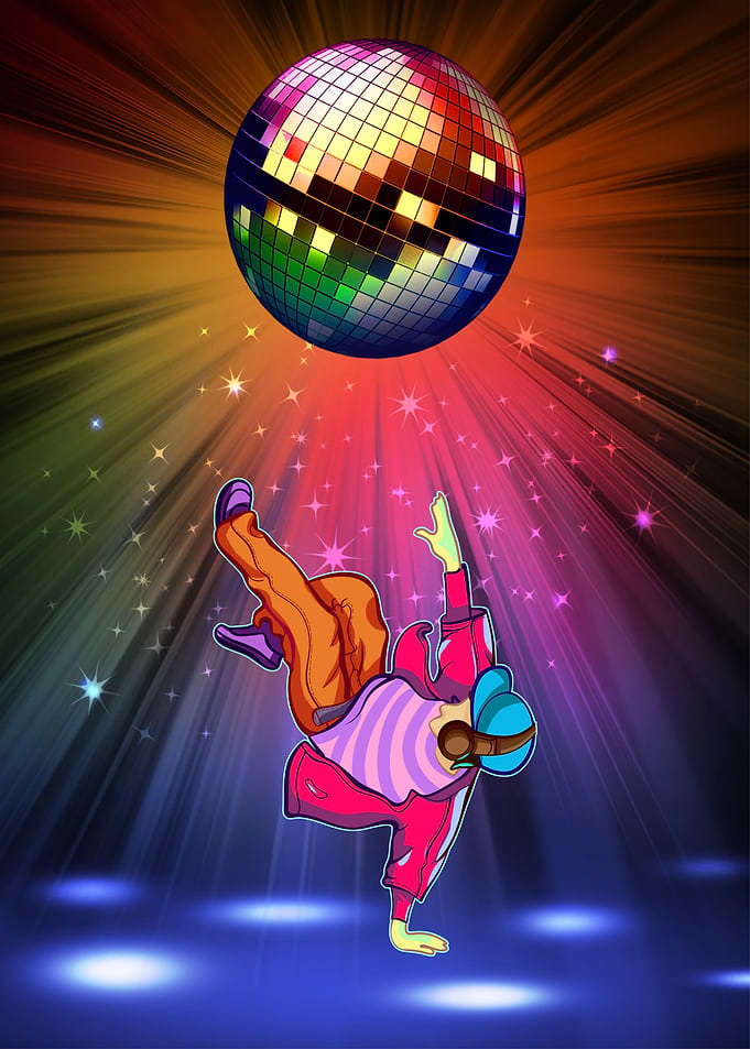 Break Dancer Disco Hip hop