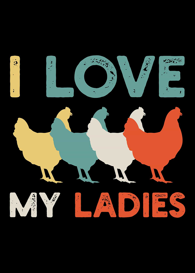Chicken Hen Farmer Retro