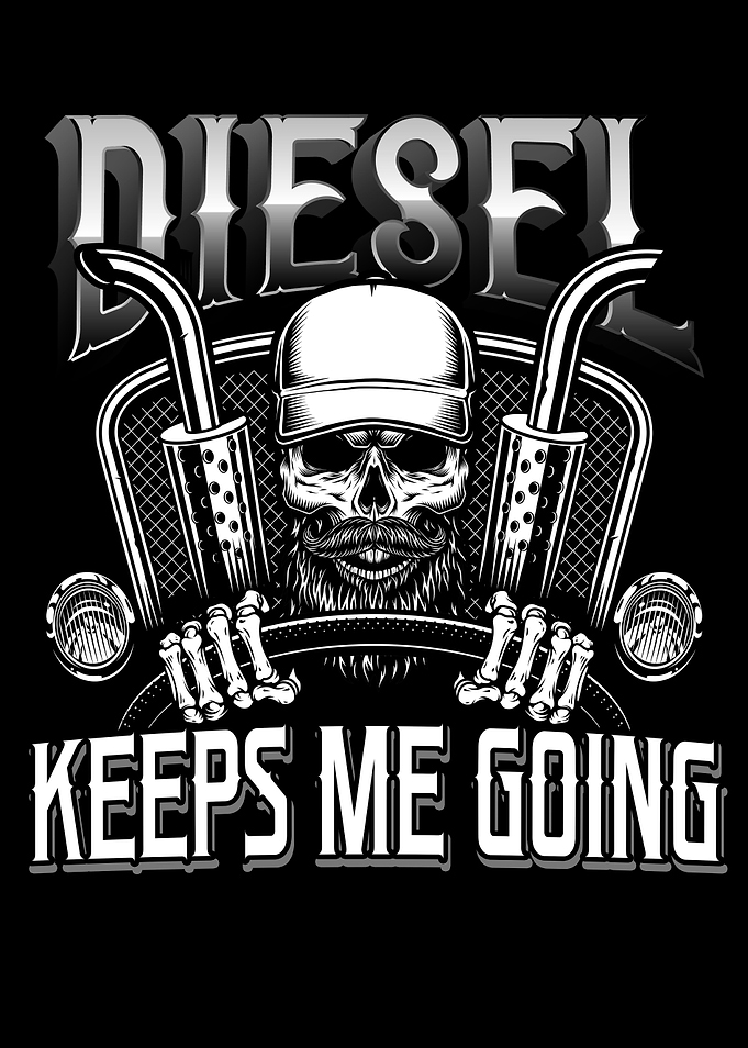 Trucker Diesel Slogan