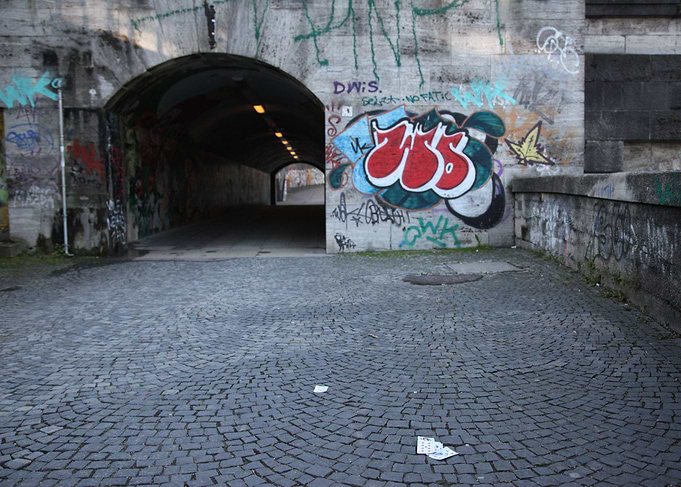 playing cards underground
