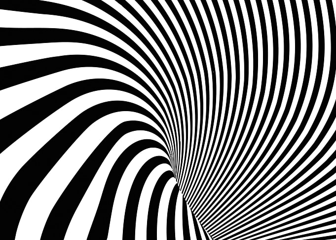 Optical Illusion Poster Ab