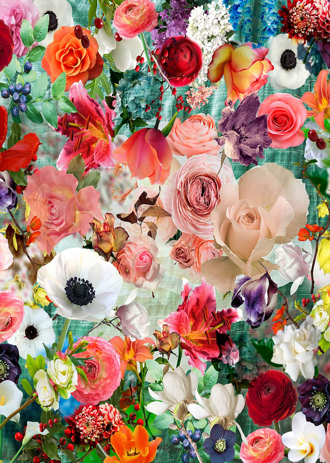Abstract floral background