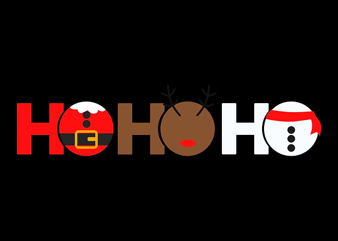 Hohoho Christmas Santa D