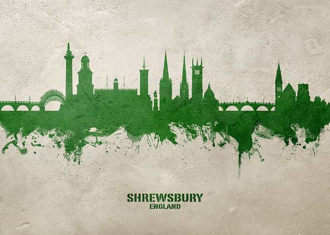 Shrewsbury Skyline England