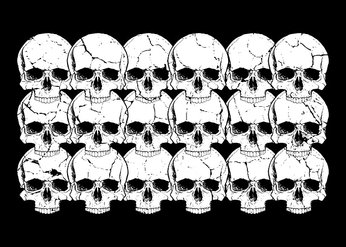 Wall Of Skulls Skull Fanat