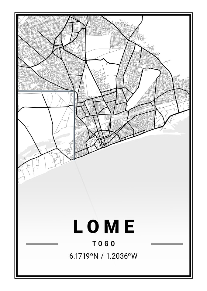 Lome Light City Map