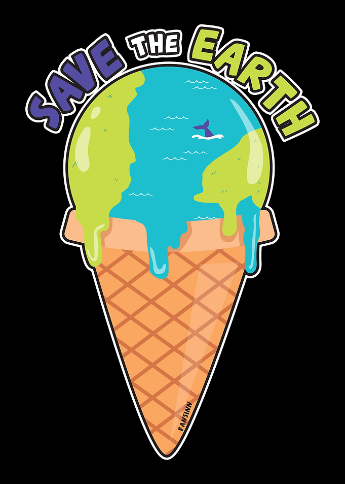 Save The Earth ice melts C