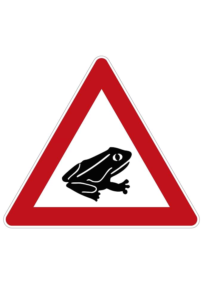 German Road Sign