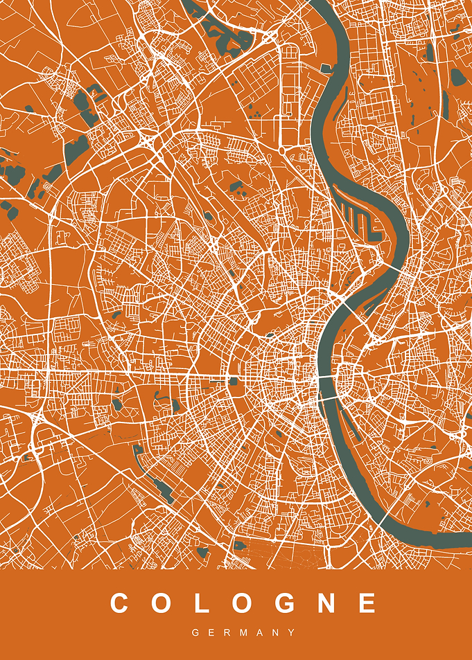 Stuttgart City Map Germany