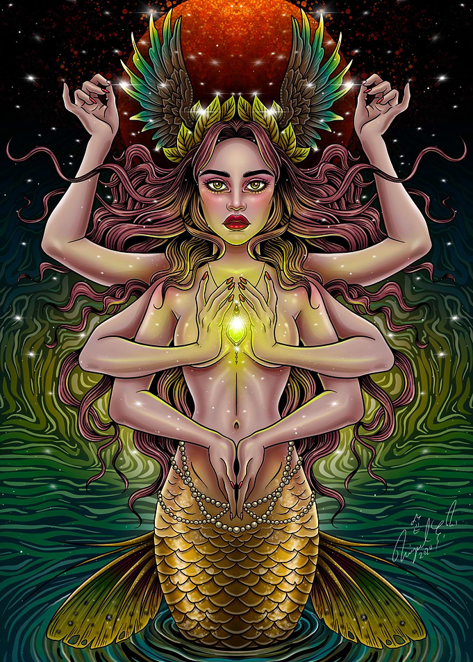 Mermaid withc