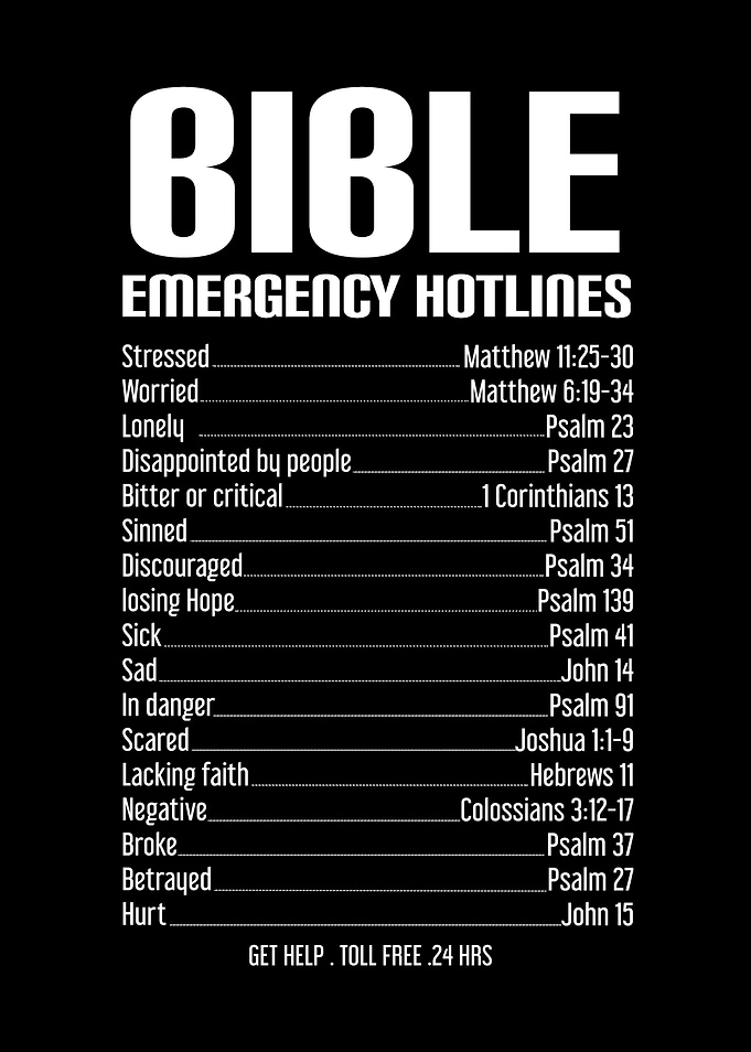 Bible Emergency Hotline
