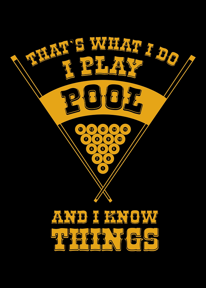 Funny Billiard Pool Player
