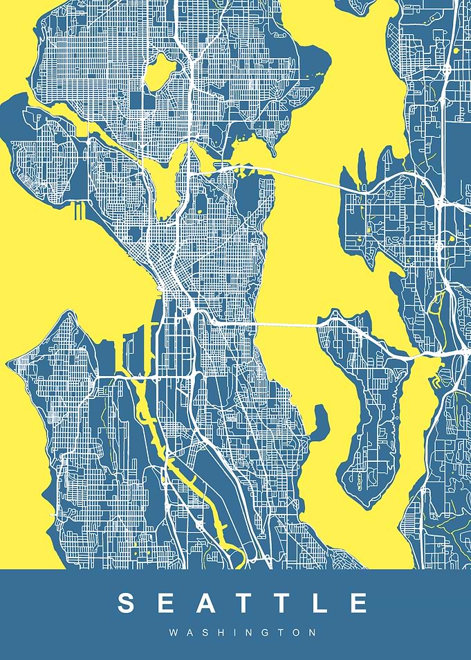 SEATTLE City Map US