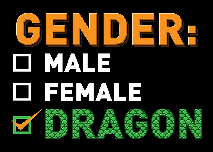 Male Female Dragon Non Bin