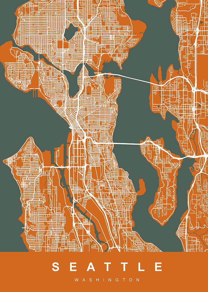 SEATTLE City Map US