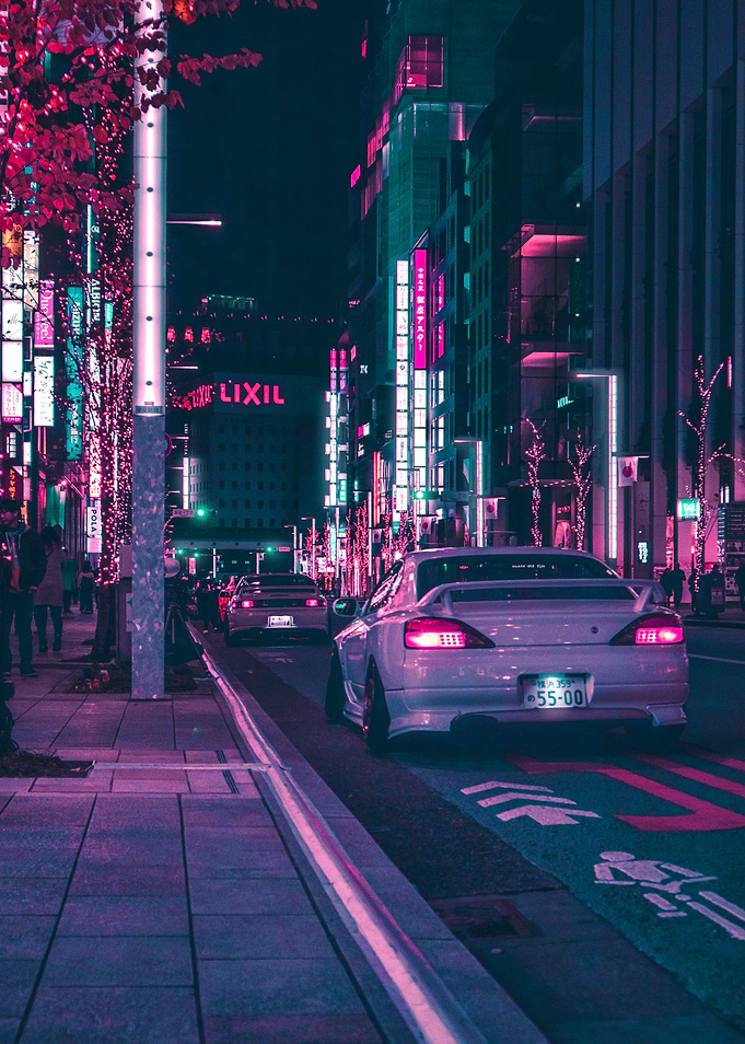 Cyberpunk Nissan Tuners