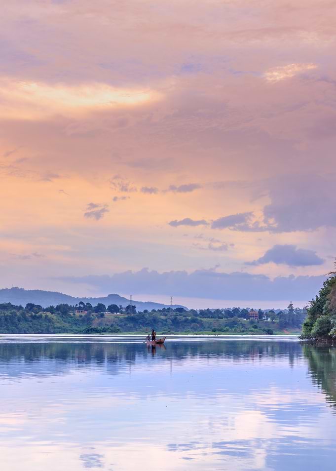Victoria Nile at sunset