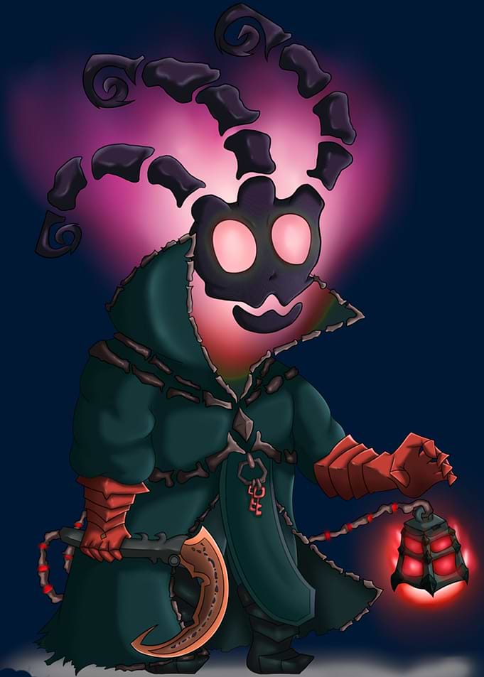 Light Monster in Halloween