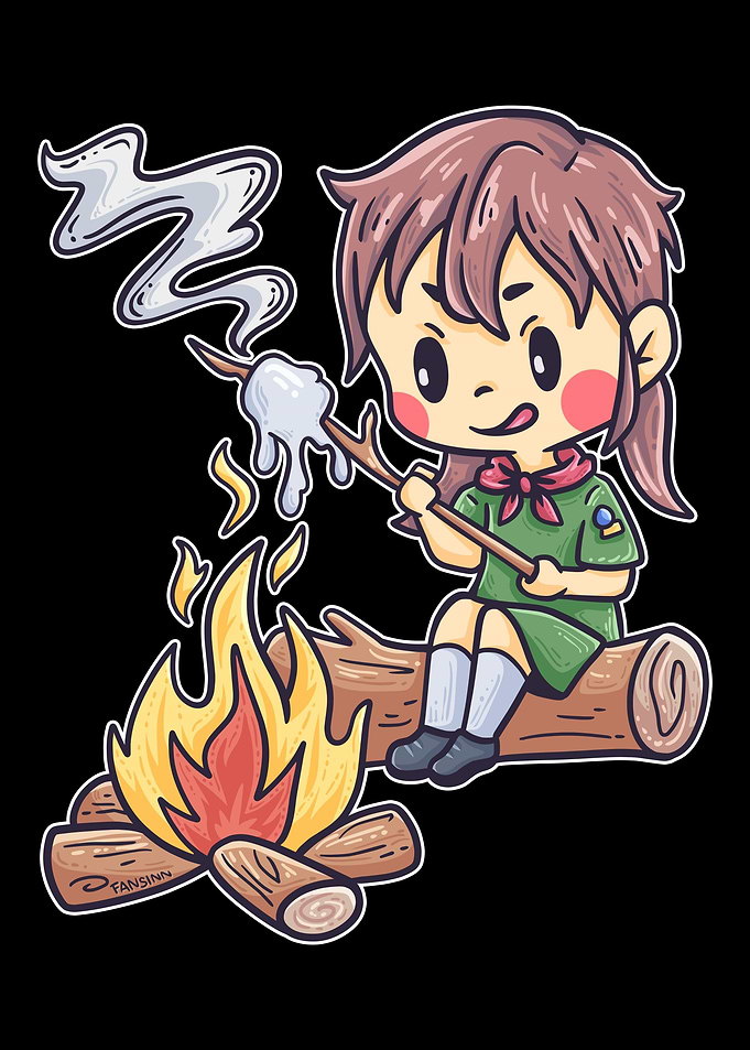 Campfire Girls Scouts gril