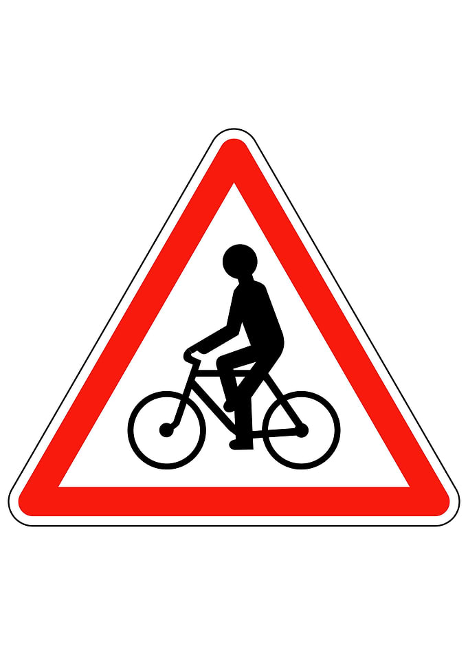 French Road Sign
