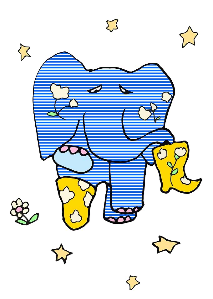 Striped elephant