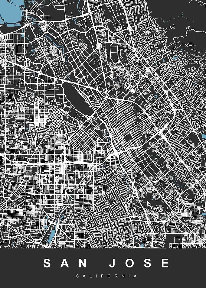San Jose City Map US