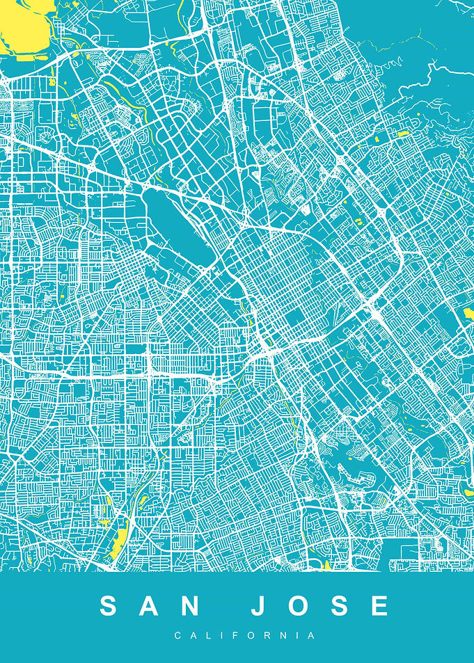 San Jose City Map US