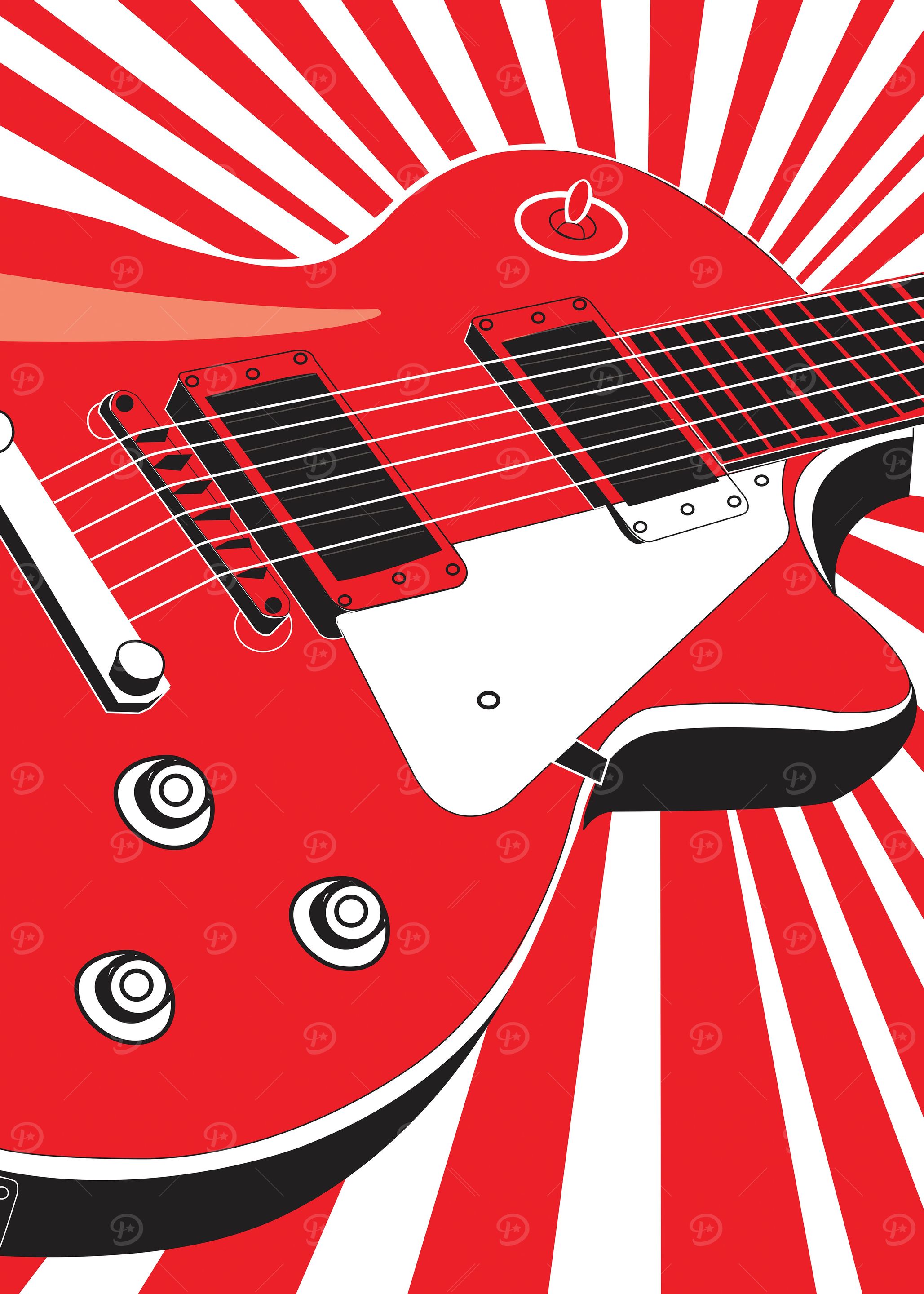 Red Guitar
